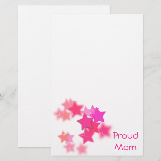 Proud Mam Briefpapier (Voorkant / Achterkant)