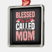 Proud Mam Flower Metalen Ornament (Links)