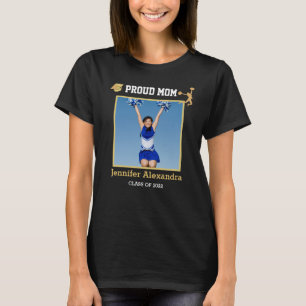 Proud Mam Foto Cheerleader congrates afstuderen T- T-shirt
