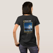 Proud Mam Foto Tennis speler Black Gold Afstuderen T-shirt (Achterkant volledig)