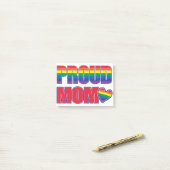 Proud Mam Gay Pride Post-it® Notes (Op bureau)