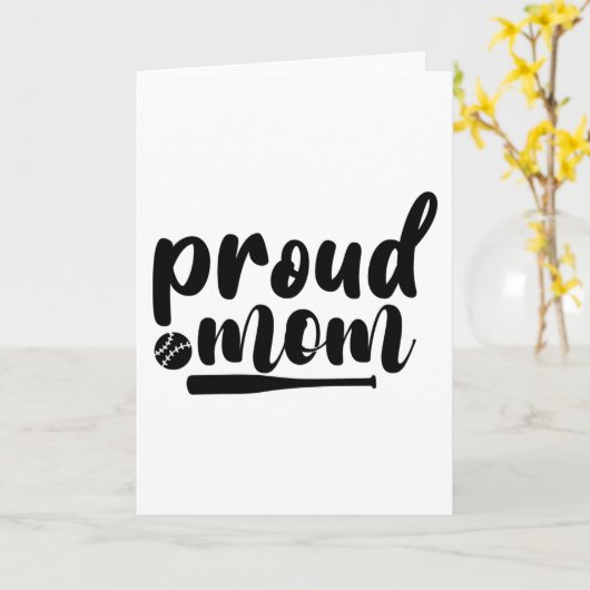 Proud Mam Kaart (Gele Bloem)