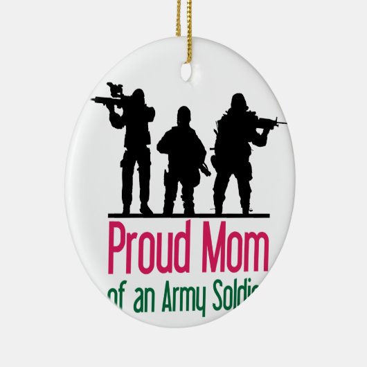 Proud Mam Keramisch Ornament (Rechts)