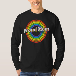 Proud Mam Lgbt Flag Lgbtq Lesbian Gay Bisexual Pri T-shirt