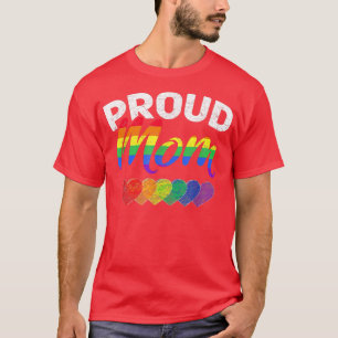 Proud mam LGBTQ Gay Pride Queer Moederdag Gift L T-shirt