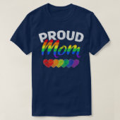 Proud mam LGBTQ Gay Pride Queer Moederdag Gifts T-shirt (Design voorkant)