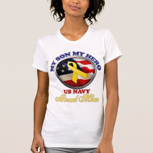 Proud Mam - Navy T-shirt (Voorkant)
