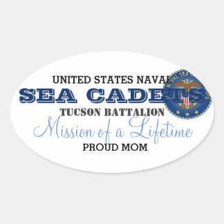Proud Mam Ovale Sticker