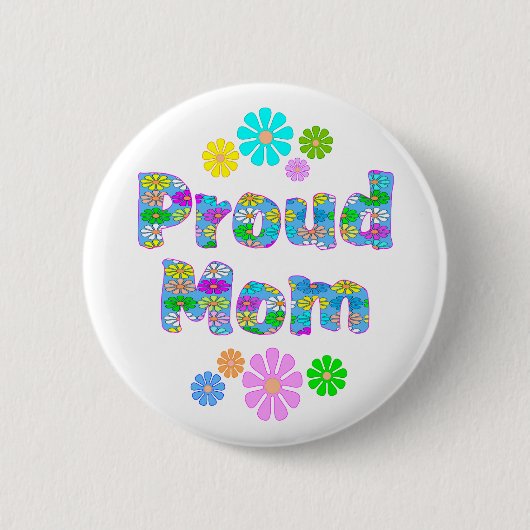 Proud Mam Ronde Button 5,7 Cm (Voorkant)