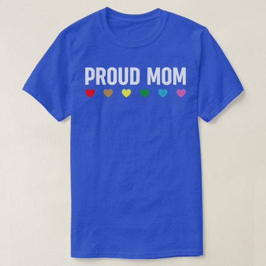 Proud Mam Transgender Pride Parade LGBTQ T-shirt (Design voorkant)