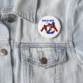 Proud Mam van een Amerikaanse Sailor Ronde Button 5,7 Cm (In situ)