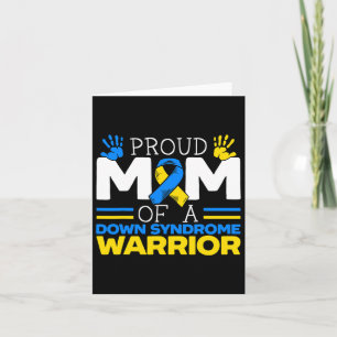 Proud mam van een downsyndroom-wortel of extra Chr Kaart
