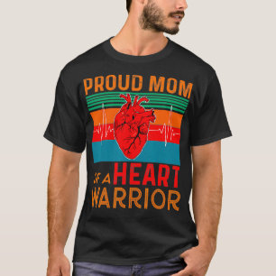 Proud mam van een hartaanval of hartaanval Survivo T-shirt