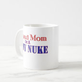 Proud mam van een Navy Nuke! Koffiemok (Voorkant links)