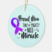 Proud mam van een NICU-wonder-Ornament Keramisch Ornament (Links)