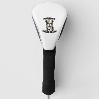 Proud Mam van English Bulldog Golfheadcover