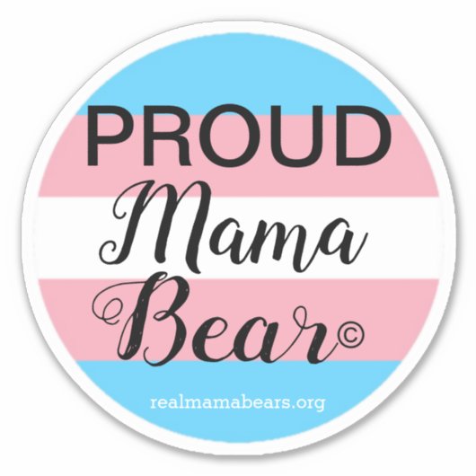 Proud Mam Vinyl Sticker (Voorkant)