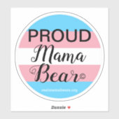 Proud Mam Vinyl Sticker (Vel)