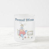 Proud Mam-vliegtuig Het is een Jongen overhemden e Matglas Koffiemok (Center)