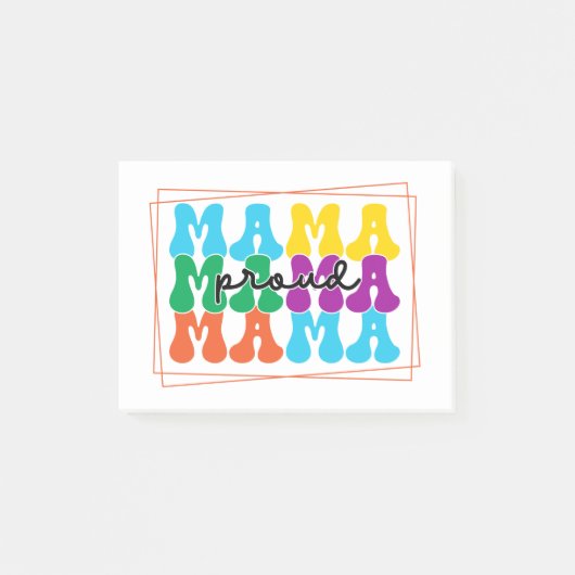 Proud Mama Autisme Bewustzijn Post-it Notities Post-it® Notes (Voorkant)