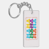 Proud Mama Autisme Bewustzijn Sleutelhanger (Voorkant Links)