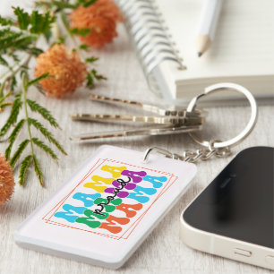 Proud Mama Autisme Bewustzijn Sleutelhanger