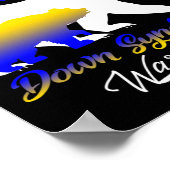 Proud Mama Beer Down Syndrome Warrior Down Syndroo Poster (Hoek)