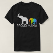 Proud Mama Elephant Mama New Mam Elephant Lover T-shirt (Design voorkant)