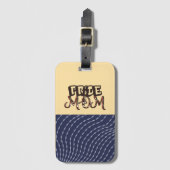 Proud Mama Journey Bagagelabel (Voorkant (verticaal))