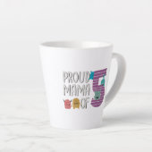 Proud Mama of Five Latte Mok (Rechterhoek)