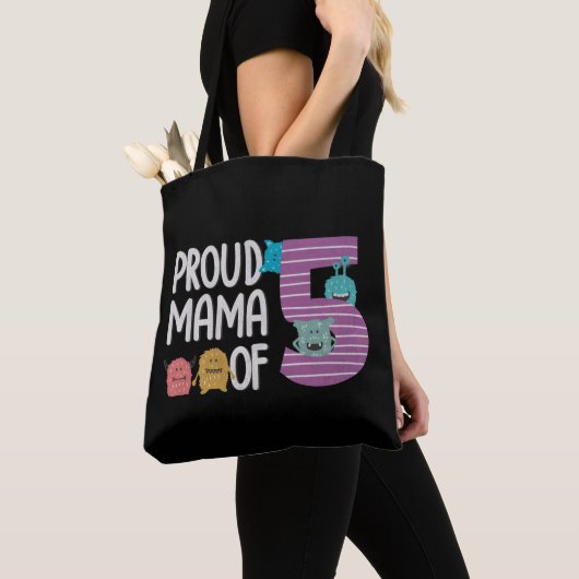 Proud Mama of Five Tote Bag (Dichtbij)