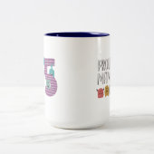 Proud Mama of Five Tweekleurige Koffiemok (Center)