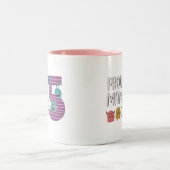 Proud Mama of Five Tweekleurige Koffiemok (Center)