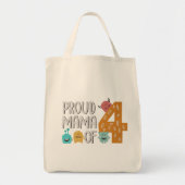 Proud Mama of Four Canvas tas (Voorkant)