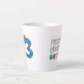 Proud Mama of Three Latte Mok (Voorkant)