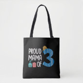 Proud Mama of Three Tote Bag (Voorkant)