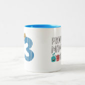 Proud Mama of Three Tweekleurige Koffiemok (Center)