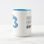 Proud Mama of Three Tweekleurige Koffiemok (Center)