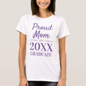 Proud mama van een 2022 afstuderen elegante typogr t-shirt (Voorkant)