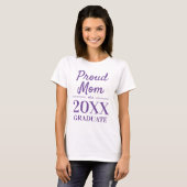 Proud mama van een 2022 afstuderen elegante typogr t-shirt (Voorkant volledig)