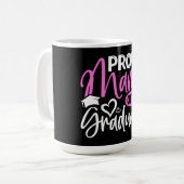 Proud Mama van een Afstuderen Koffiemok (Voorkant links)