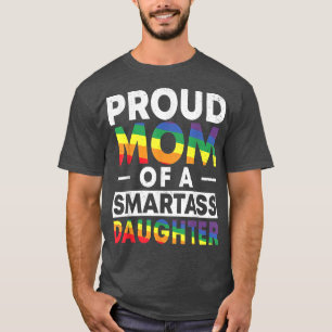 Proud mama van een lesbische dochter LGBT Prid in T-shirt