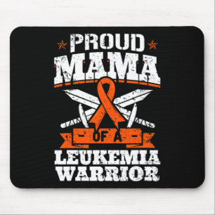 Proud Mama van een leukemieaanhanger of mam die zi Muismat