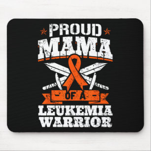 Proud Mama van een leukemieaanhanger of mam die zi Muismat