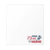 Proud mama van een marinier notitieblok (Voorkant)