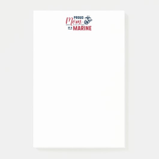 Proud mama van een marinier post-it® notes (Voorkant)