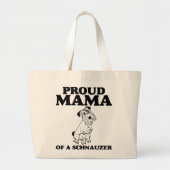 Proud Mama van een Schnauzer-Canvas tas (Voorkant)