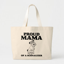 Proud Mama van een Schnauzer-Canvas tas