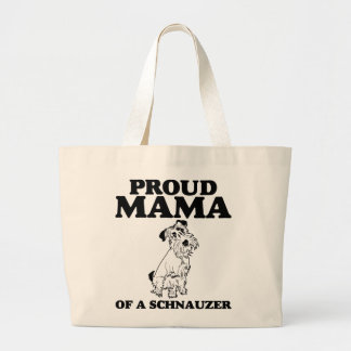 Proud Mama van een Schnauzer-Canvas tas