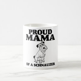 Proud Mama van een Schnauzer Koffiemok